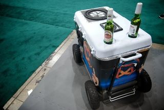 Illustration for article titled Beer Cooler Proves CES Running Out Of Places For Speakers